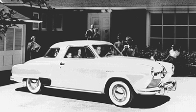 A proud family of Babbingtonians, typical of Herbs satisfied customers, shows off a brand new Champion to admiring in-laws and envious neighbors, 1950.