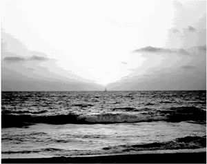 Sunset from Punta Cachazuda. Photo by Mark T. Canning.